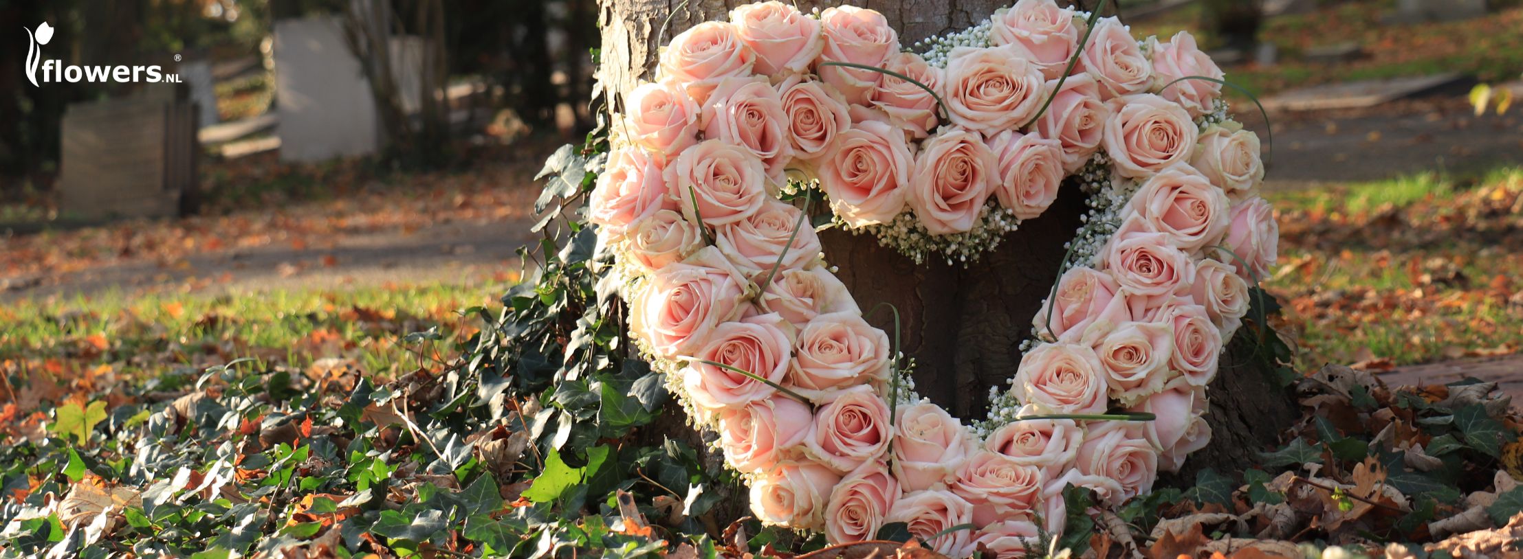 A Heart Wreath for a warm sympathy