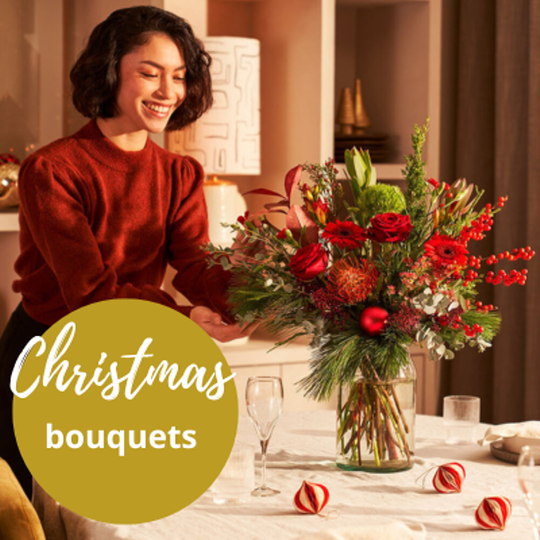 Kerstboeketten voor Den-Haag