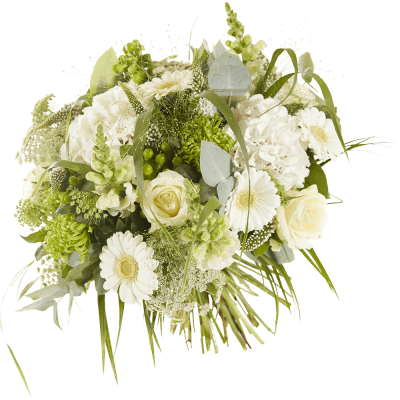 Bouquet shining white | Florist Flowers.NL®