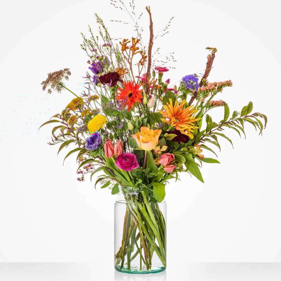 Creëer warmte en vrolijkheid met het Boeket Kleurrijke Lente