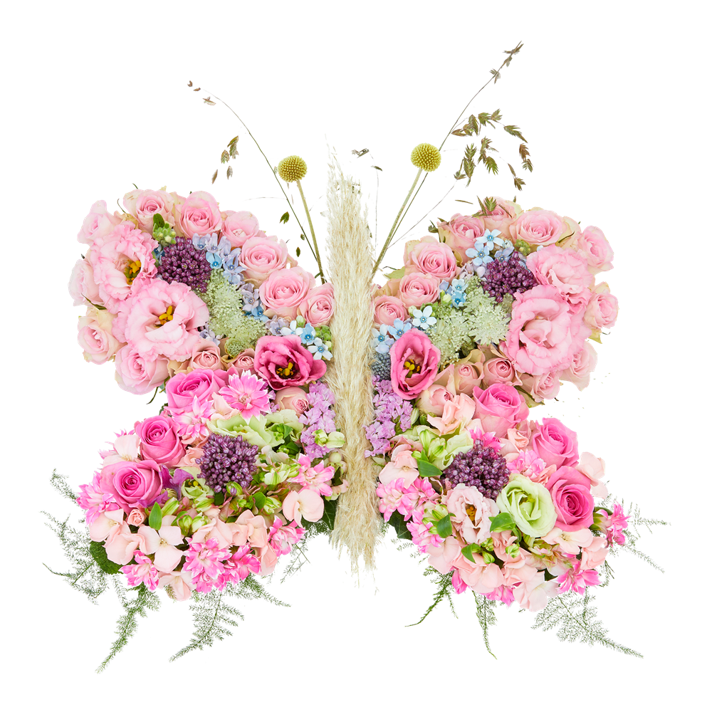 Funeral Flower Butterfly "Flown Away" Flowers.NL®