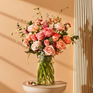 Bouquet Lovely Soft Pink Roses | Florist Flowers.NL