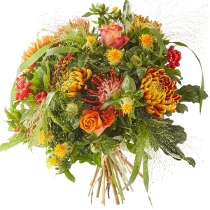 Bouquet "Warm Autumn" - Order & send - Flowers.NL®
