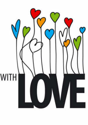 Selecteer type wenskaart: "With Love"