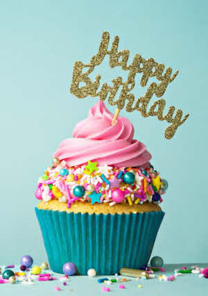 Selecteer type wenskaart: Happy Birthday 4