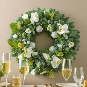 Festive Christmas wreath
