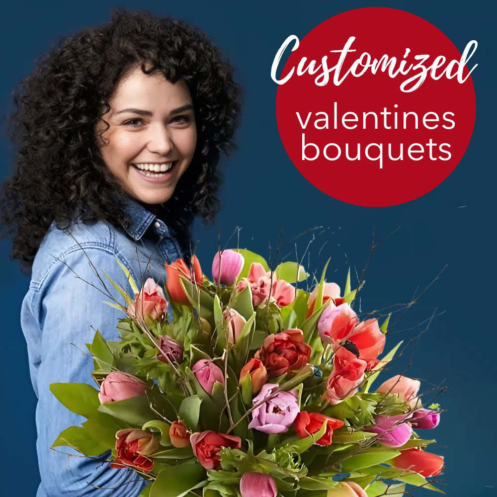 Bestel nu een Valentijnsboeket op maat.