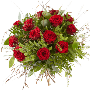 Boeket Lieflijk rode roos - Bestellen en bezorgen - Flowers.nl®
