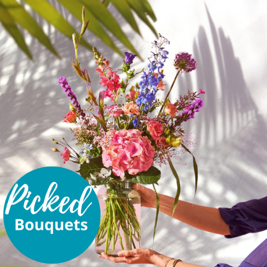 A Beaty from Nature our Field bouquet on vase for Almere
