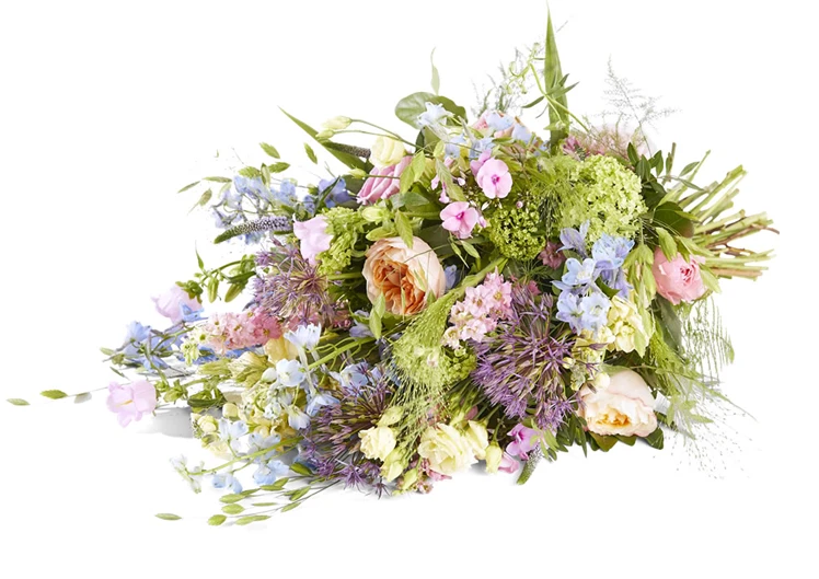 Funeral bouquet Full of life