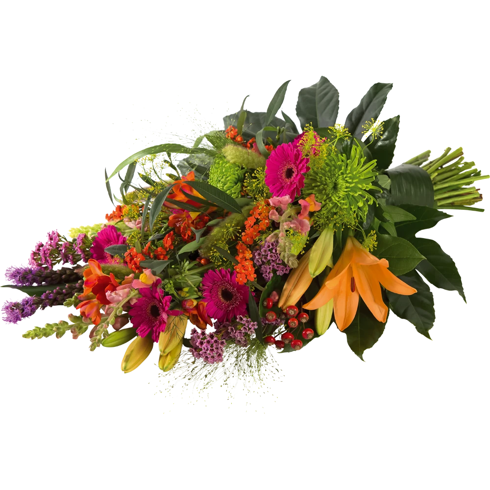 Funeral bouquet Color full