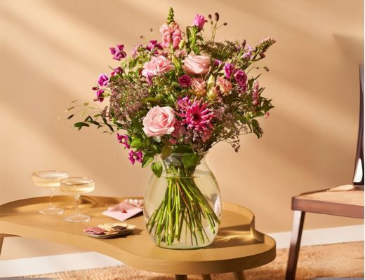 Traditional bouquet delivered by a florist in the Hamlet of The Hague
