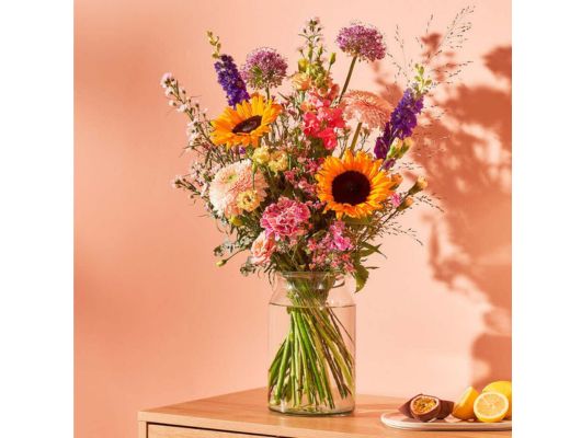 Trendy wildflower bouquet delivered today in the Hamlet of The Hague