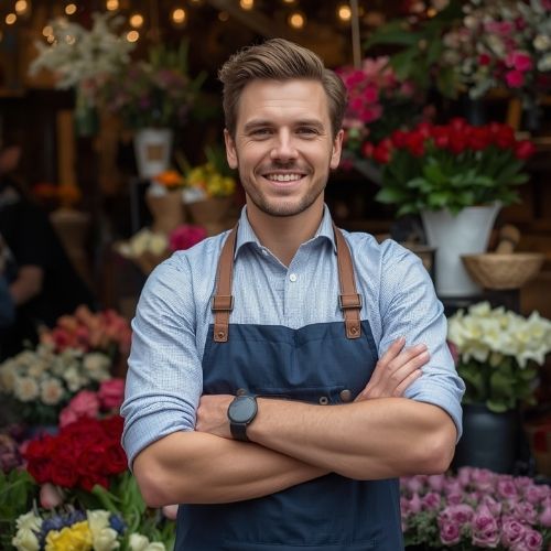 Floral stylist Floris from Waal