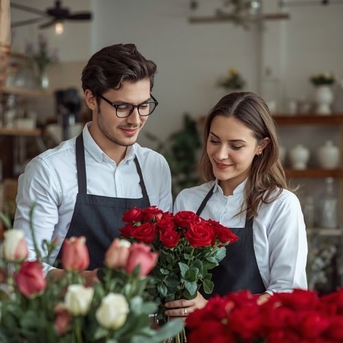 Florists Gijs & Julia for Oud-Ade