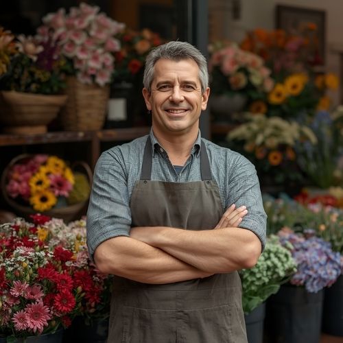 Floral stylist Jens from Oud-Ootmarsum