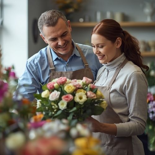 Florists Levi & Tess for Albergen