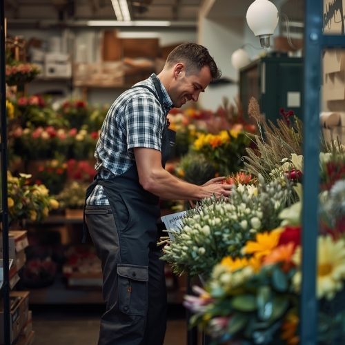 Floral stylist Olivier from Den-Haag