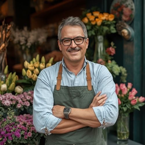 Floral stylist Rens from Bergentheim