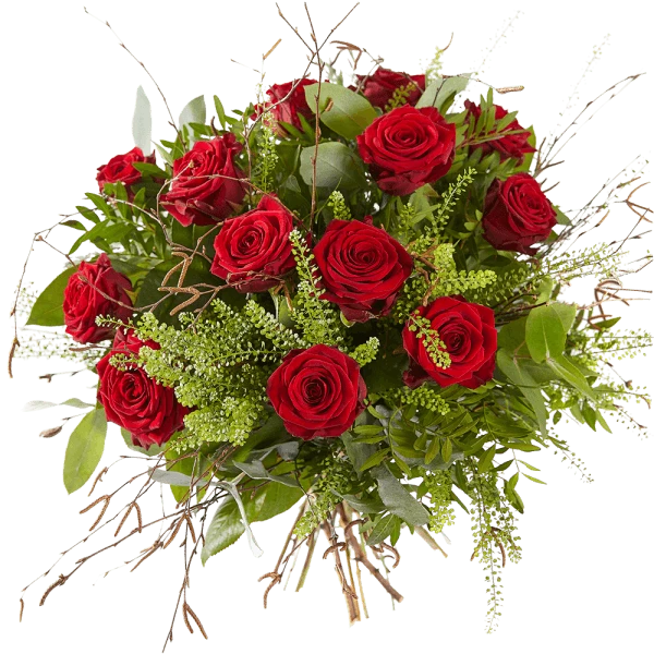 Lovely red roses Veeningen bezorgen