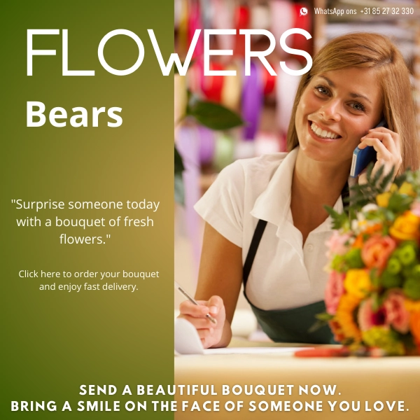 image Flowers Bears